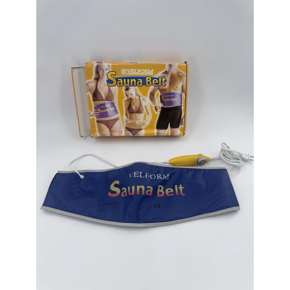 Velform Sauna Belt W/box Electric Heat Slimming Fitness Fast Shipping Tested